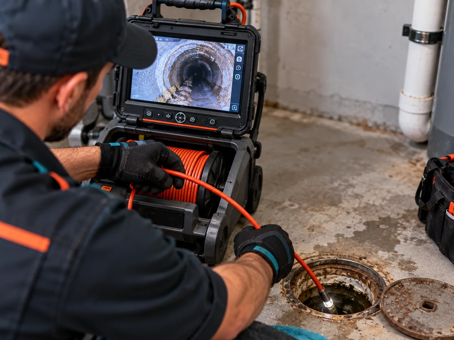 Clogged Drain Service company in Palms, MI